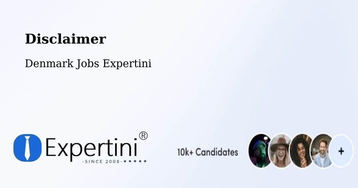 Disclaimer – Denmark - Denmark Jobs Expertini