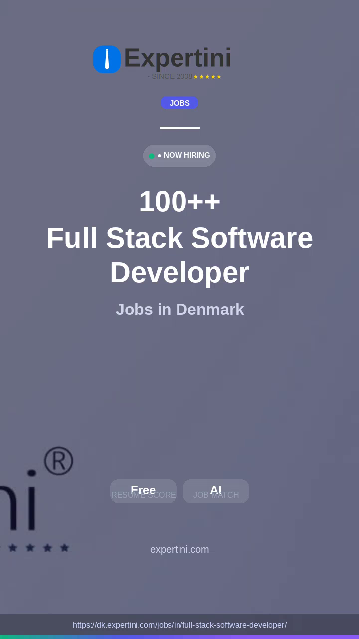 3,593+ Full Stack Software Developer Jobs in Denmark — Top Companies Hiring September 2026