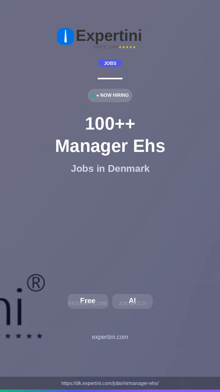 679+ Manager Ehs Jobs in Denmark — Top Companies Hiring September 2026